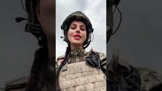 Ukrainian women soldier