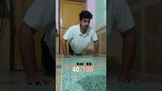 Day 33  100 Push-Ups Every Day Until We Hit 100,000 Subscribers #pushupchallenge #shorts #ytshorts