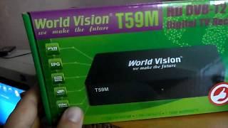 Новый цифровой Т2 тюнер World Vision T59М обзор