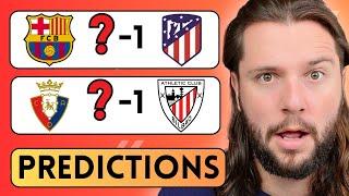 LA LIGA GAMEWEEK 18 PREDICTIONS & BETTING TIPS | BARCELONA VS ATLETICO MADRID