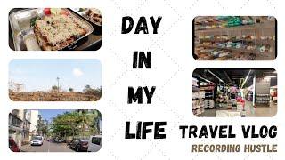 Day in my life | Travel vlog | Recording Hustle | Travel, Food, Shopping and much more |