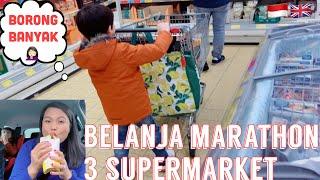 BELANJA MARATHON DI 3 SUPERMARKET || SHOPPING WITH THE MCDERMOTTS