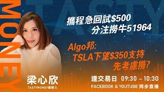 攜程急回試$500 分注撈牛51964Algo邦: TSLA下望$350支持 先考慮撈｜小炒王 梁心欣 ｜ Tasty Money 2025-01-03