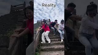 Social Media vs Reality #reality #shorts #adventure #travel #explore