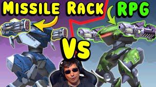 Missile Rack Vs RPG! Mech Arena Weapon Test & MA Gameplay MA