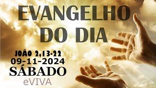 EVANGELHO DO DIA 09/11/2024 Jo 2,13-22 HOMILIA DIÁRIA DE HOJE LITURGIA DIÁRIA eVIVA