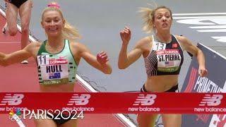 Jessica Hull & Elle St. Pierre battle to the line in epic 3000m finish in Boston | NBC Sports