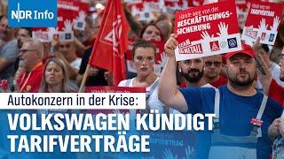 VW in der Krise: Job-Garantie gestrichen – drohen jetzt Kündigungen? | NDR Info