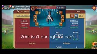 Lords Mobile - 20M Troops vs Mix Rally Trap | They Burned Me Again Part -1 [F2P Rally Trap Guide]