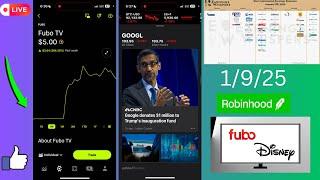 Robinhood & Webull Stock Portfolio | FUBO Stock Up 200% & IONQ -34%  | Stock Market Update 1/9/25