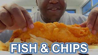 Crunchy Fish and Chips Eating Sounds (ASMR)