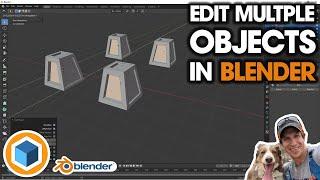 How to Edit MULTIPLE OBJECTS in Blender at Once