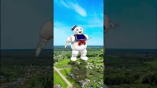 Stay Puft Marshmallow Man in real life / Funny #shorts