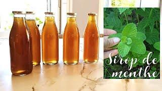 Sirop de menthe et présentation de mes 3 variétés de menthe différentes