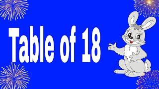 How to Learn Table of 18 From 6 to 10