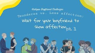 Wait for your boyfriend to show affection ft.  Non-toxic SakuAtsu,IwaOi and more pt.1