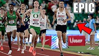 ABSOLUTELY AMAZING!! Cole Hocker UPSETS Matthew Centrowitz With EPIC FINISH!