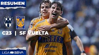 Resumen y Goles | Rayados vs Tigres | Liga BBVA MX | Clausura 2023 - Semifinal Vuelta