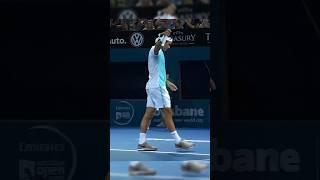 Opponent HELPED Roger Federer to win this point  #tennis #sports