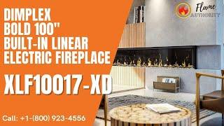 Dimplex Bold 100" Built-in Linear Electric Fireplace XLF10017-XD