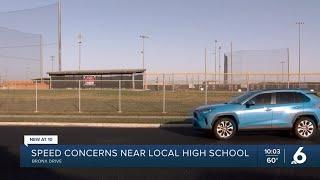 Speed concerns near Veterans Memorial High School