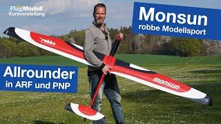 Monsun V2 von robbe kurz vorgestellt - Elektrosegler als Allrounder aus der 3-m-Klasse