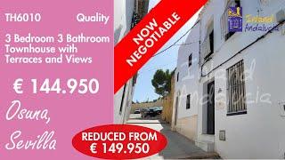 3 Bed 3 Bath Quality Townhouse + Terraces & Views Property for sale in Spain inland Andalucia TH6010