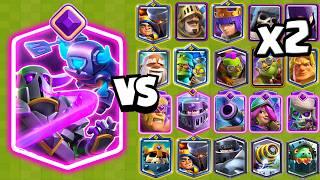 PEKKA EVOLUTION and MINI PEKKA vs ALL CARDS x2 | Clash Royale