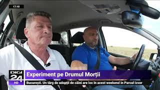 Experiment Digi24 pe „Drumul Morții”. Cum reacționează șoferii când conduci prudent