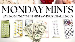 MONDAY MINIS! | SAVING MONEY WITH MINI SAVINGS CHALLENGES | #savingchallenge #cashstuffing