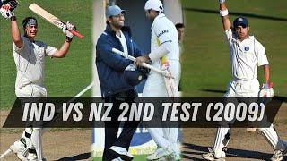 India Vs Newzealand 2nd Test (2009)|Unbreakable Gambhir: Epic 137 off 436 Deliveries Saves The Match