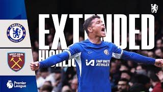 Chelsea 5-0 West Ham | Highlights - EXTENDED | A memorable derby night for the Blues | PL 23/24