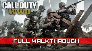 CALL OF DUTY: WW2 Full Gameplay Walkthrough / No Commentary【FULL GAME】1080p HD