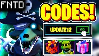 *NEW* ALL WORKING CODES FOR FIVE NIGHTS TD - FIVE NIGHTS TD CODES - ROBLOX FNTD - FNTD