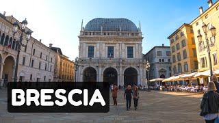 Brescia, Italy  - Virtual Walking Tour City - 4K/60FPS - ASMR