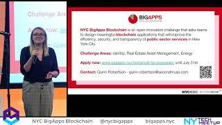 July 2019 NY Tech Meetup 1 - NYC BigApps Blockchain