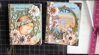 Adding Signatures To The Vintage Altered Little Golden Books - LGB Junk Journal Process Video