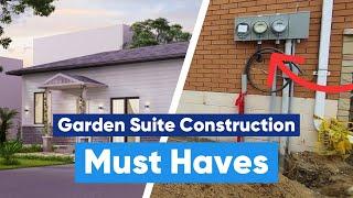 Top 7 Items To Consider When Building A Garden Suite