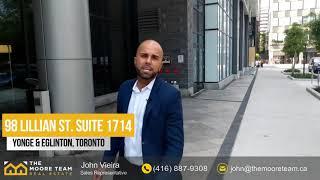 98 Lillian Street Suite 1714 Condo For Sale - Yonge & Eglinton Toronto - Realtors Collective