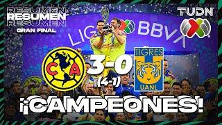 HIGHLIGHTS | América 3 (4)-(1) 0 Tigres | AP2023 - Final VUELTA | TUDN