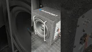 blaupunkt car subwoofer small working