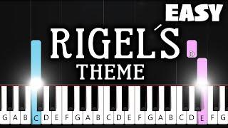 Rigel's Theme (The Tearsmith) - EASY Piano Tutorial