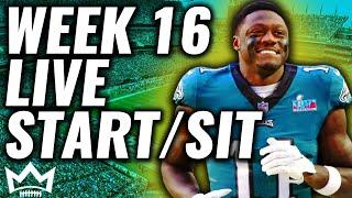 LIVE Week 16 Start/Sit Fantasy Football Advice Q&A | Fantasy Football 2024