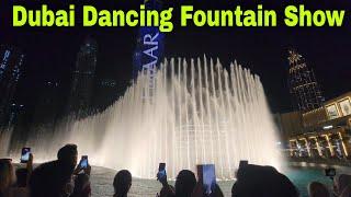 Walk to THE DUBAI FOUNTAIN | 8K | Dubai Tourist Attraction | Amazing Dancing Fountain Show in Dubai