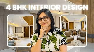 Luxurious 4000 SqFt 4 BHK apartment designed by Unity Interiors | Walkthrough & Design Explained