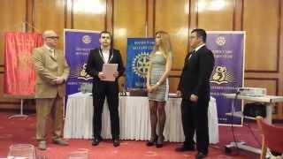 Rotary Club Sofia International - Acceptance of 3 new members (20140702)