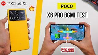 Poco X6 Pro Pubg Test With FPS Meter, Heating and Battery Test | Best Gaming Phone Under ₹30,000? 