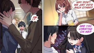 [Manga Dub] I thought we liked each other, but I saw her kissing my friend and decided to get drunk