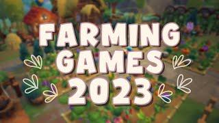 20 NEW & upcoming cosy FARMING games for nintendo switch & PC!