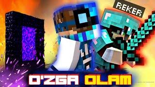 SERIAL MINECRAFT ►O'ZGA OLAM -REKER BILAN PORTAL ORTIDA #1